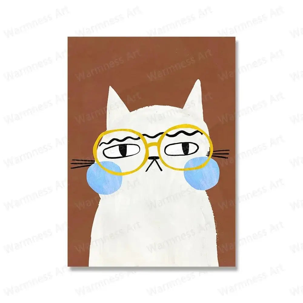 Cartoon Animal Wall Poster _ cocobear