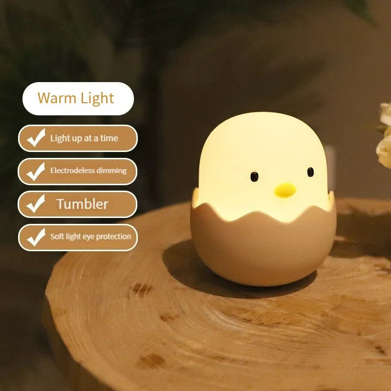 Cute Eggshell Dimmable Lamp - cocobear