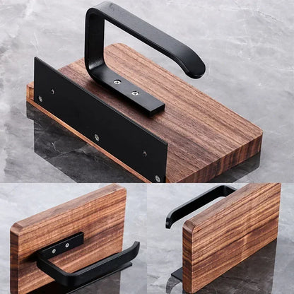 Wooden Paper Holder Shelf