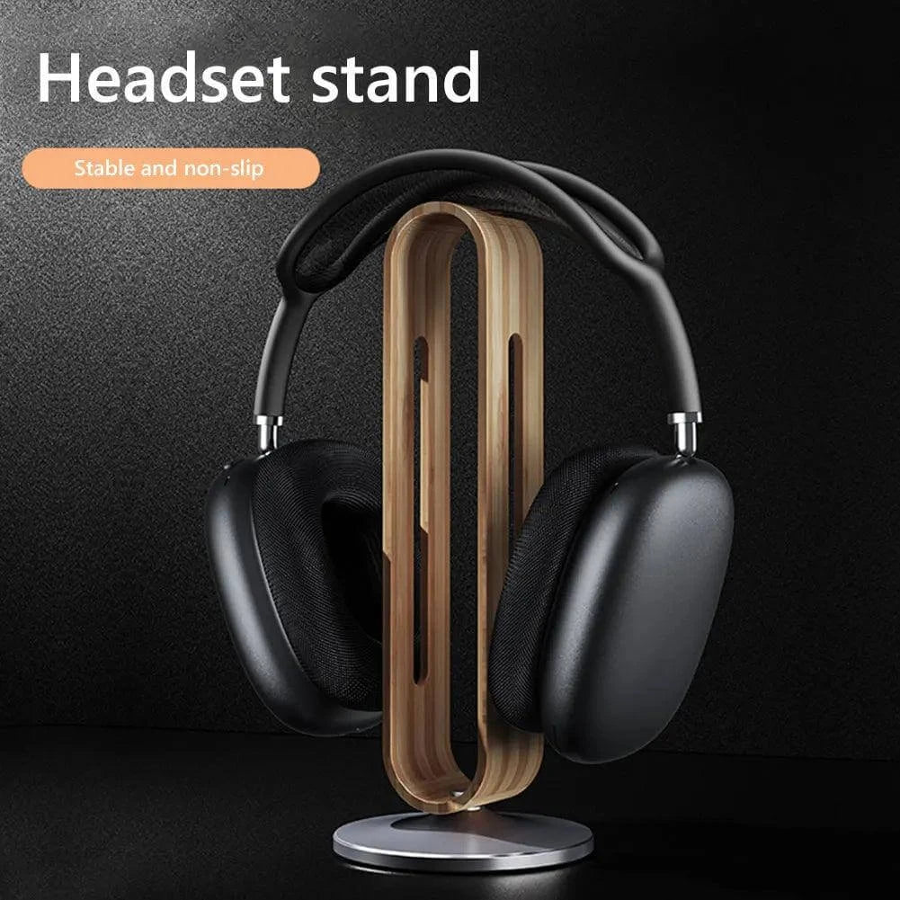 Bamboo Headphone Stand