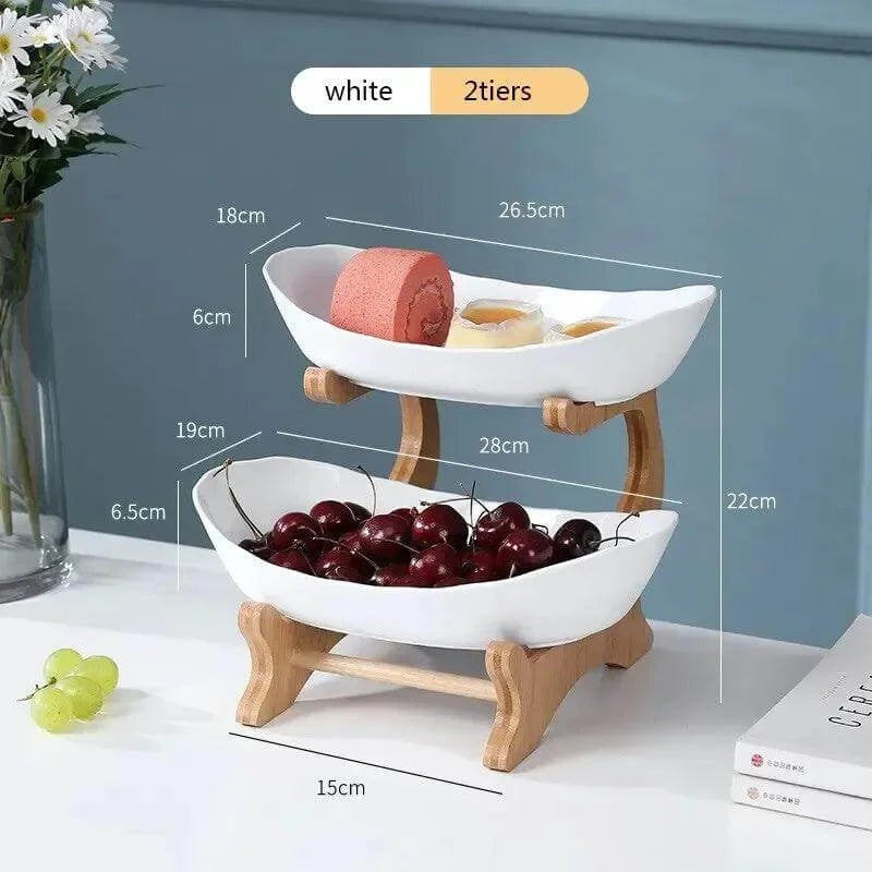 Wooden Fruit Tray _ cocobear