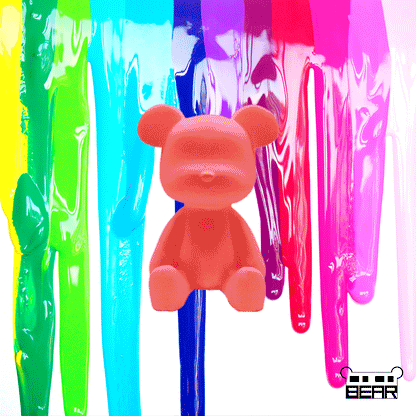 Colour Bear Figure - cocobear