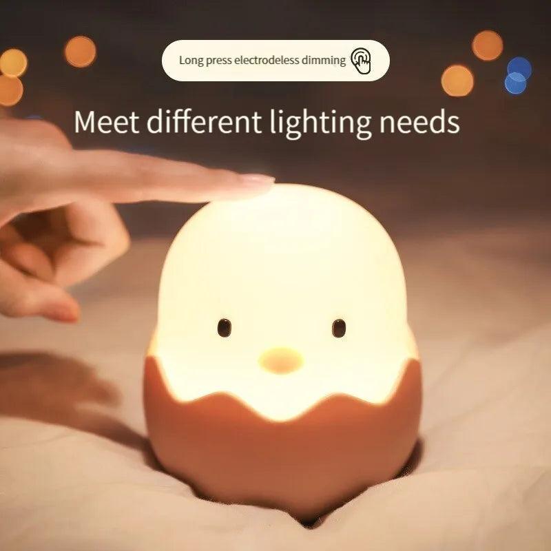 Cute Eggshell Dimmable Lamp - cocobear