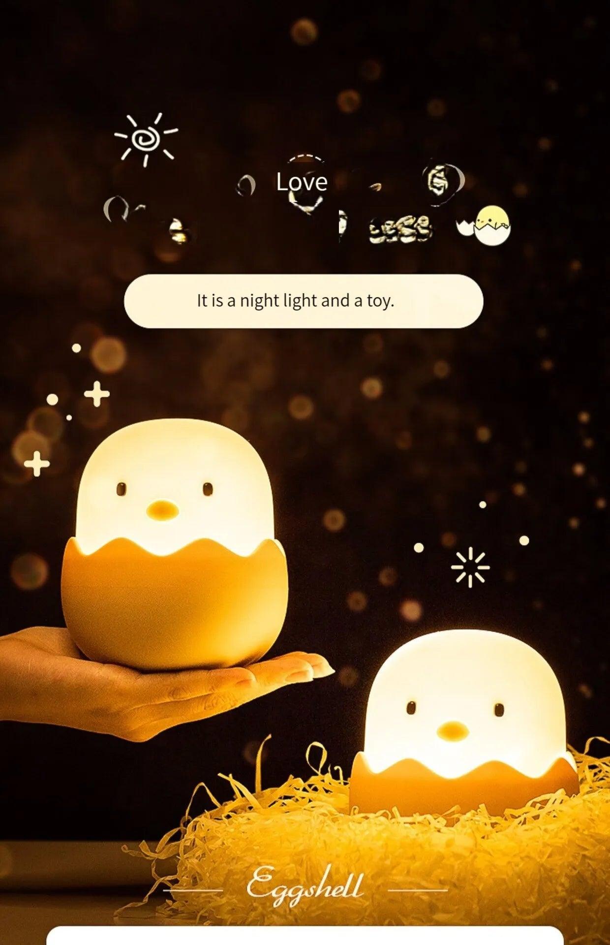 Cute Eggshell Dimmable Lamp - cocobear