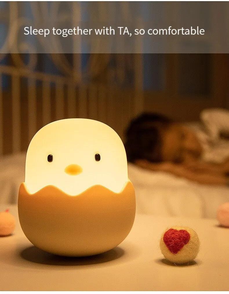 Cute Eggshell Dimmable Lamp - cocobear