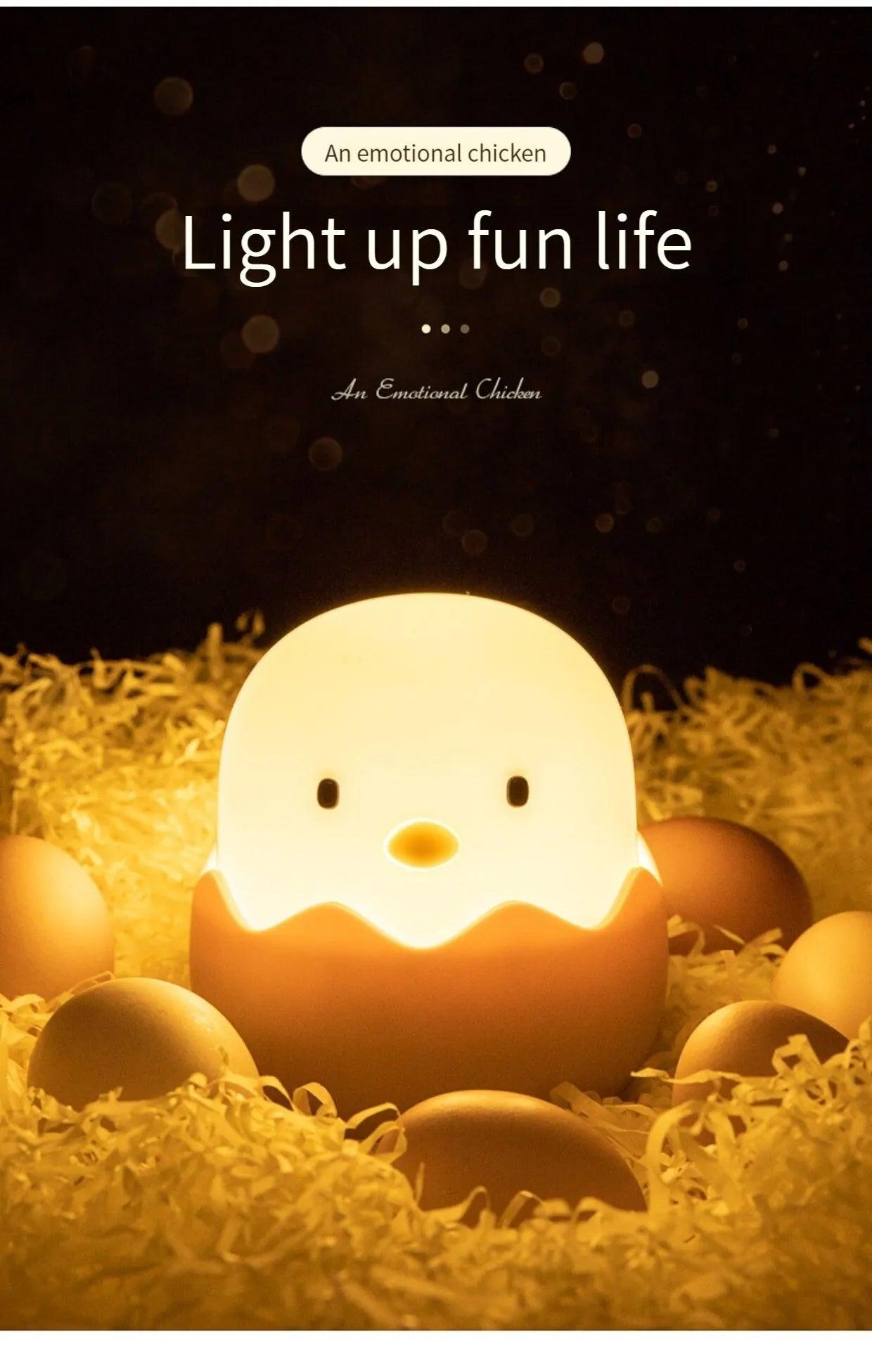 Cute Eggshell Dimmable Lamp - cocobear