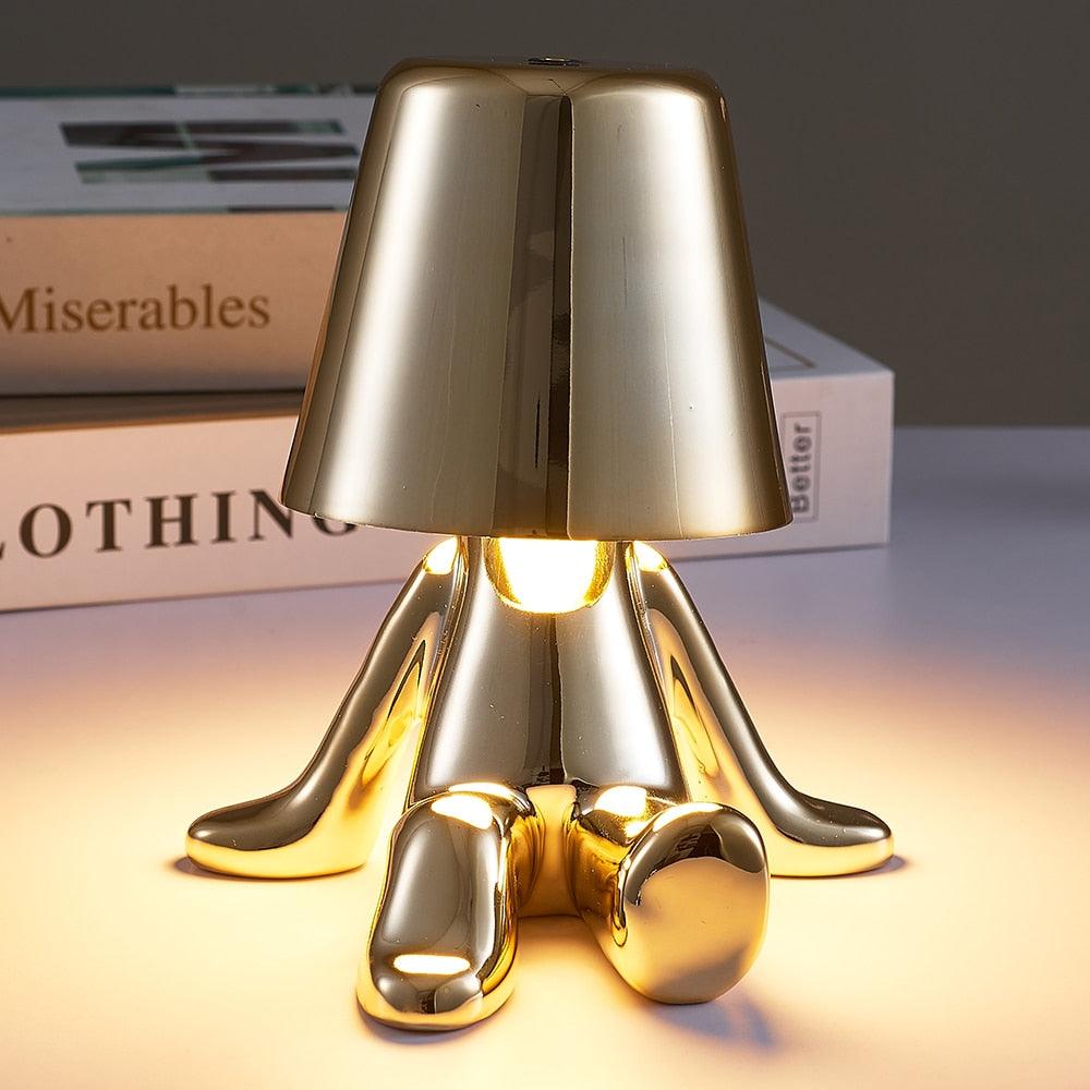 Golden Man Table Lamp - cocobear