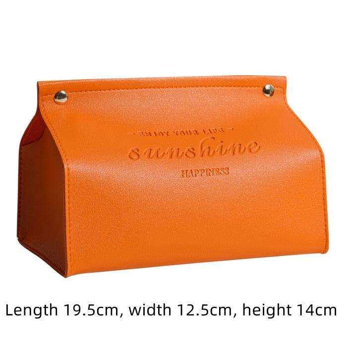 Leather Tissue Box Cover - cocobear
