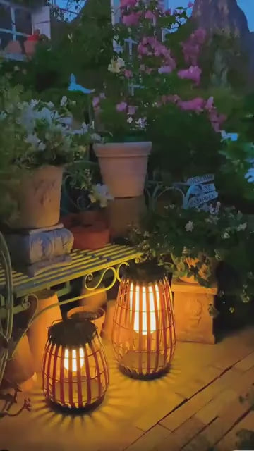 Luminous Weave Garden Lights