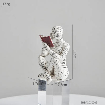 Scholar's Reading sculpture - cocobear