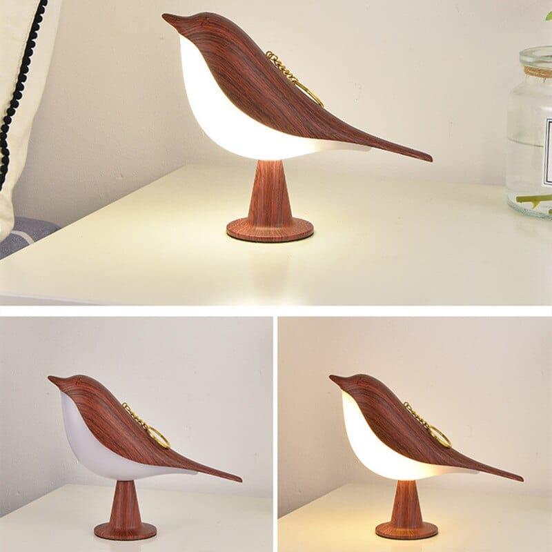 Touch Switch Wooden Bird Lights - cocobear