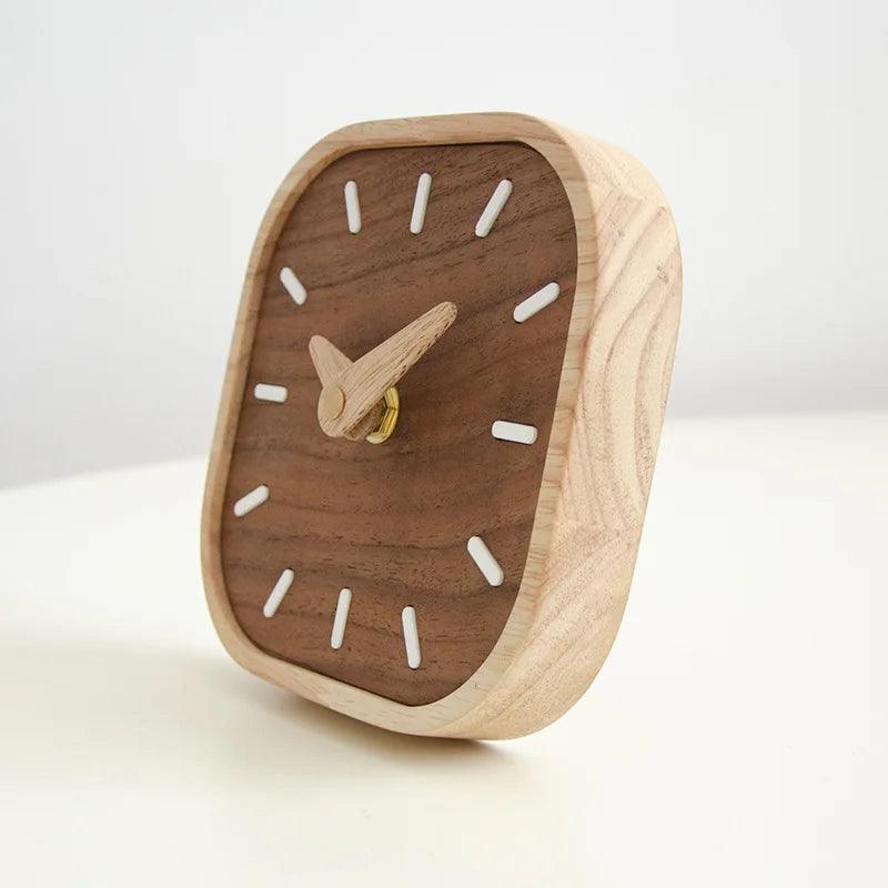 Walnut Wonder Desk Clock - cocobear