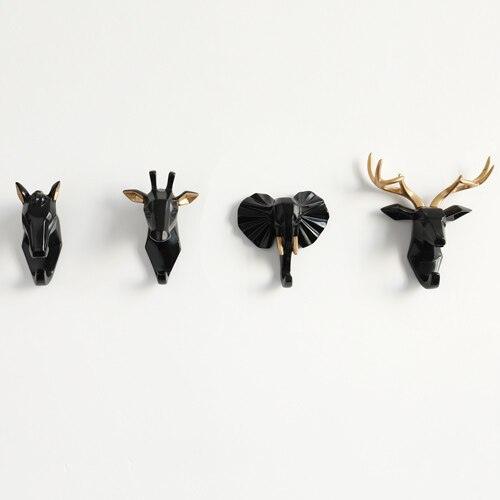 Animal Head Wall Key Holder - cocobear