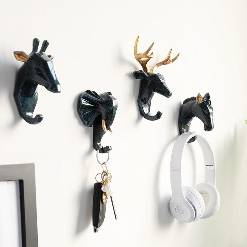 Animal Head Wall Key Holder - cocobear