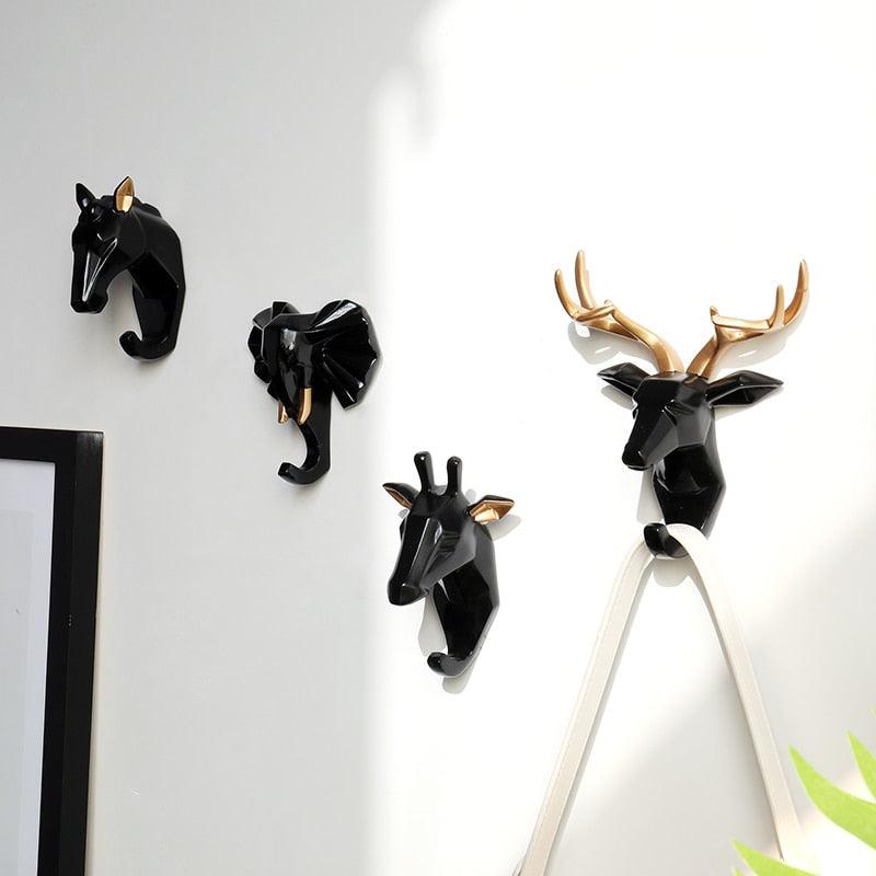 Animal Head Wall Key Holder - cocobear