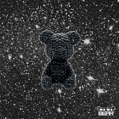 Black Crystal Bear Figure - cocobear
