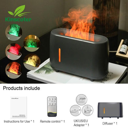 Colorful Flame Aroma Diffuser - cocobear