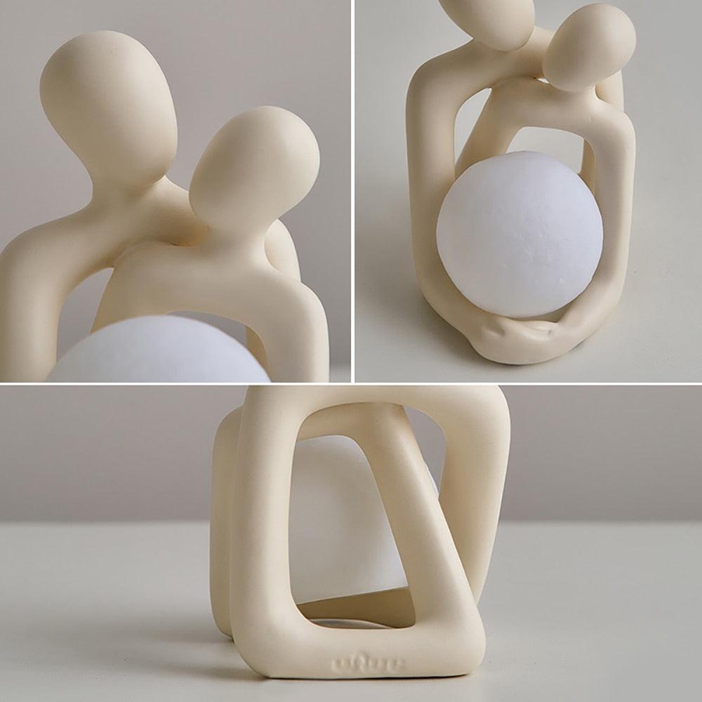 Couple Ceramic Sculpture - cocobear