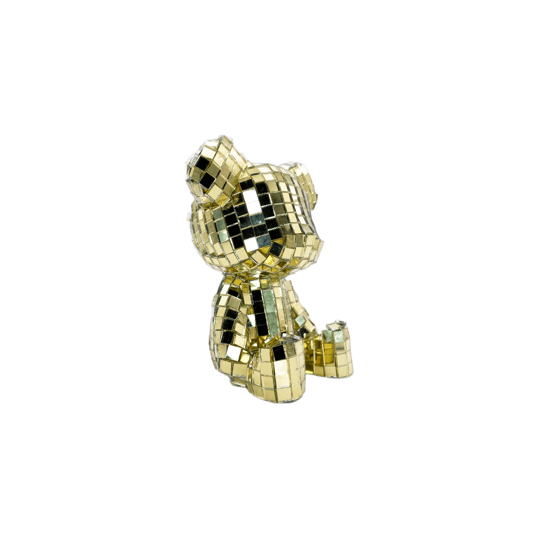 Crystal Mirror Bear Figure - cocobear