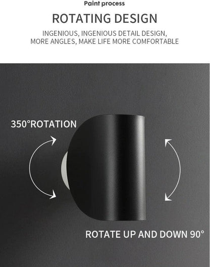 Modern Revolving Wall Lamp - cocobear