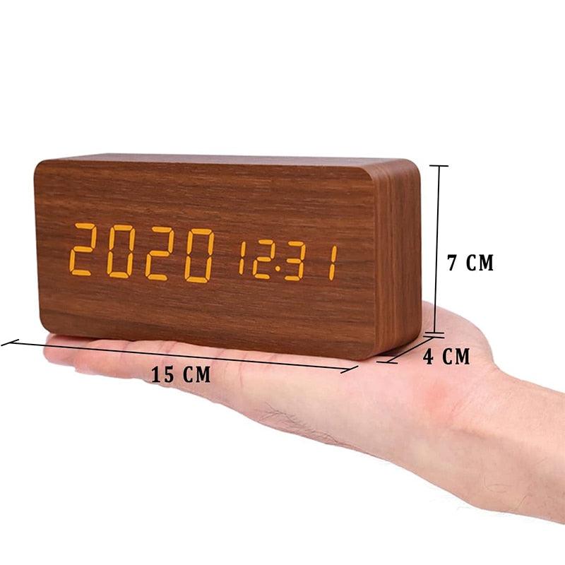 Wooden LED Alarm Clocks - cocobear