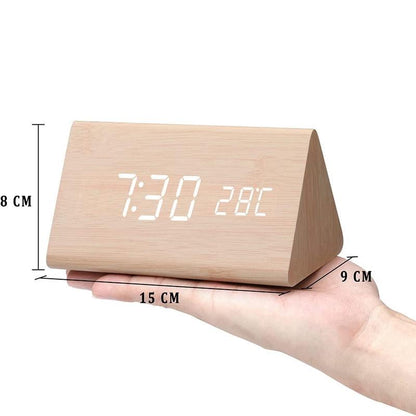 Wooden LED Alarm Clocks - cocobear